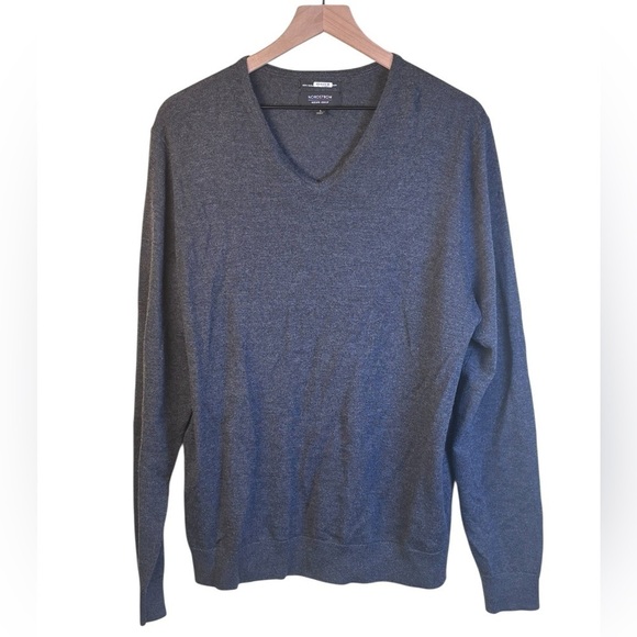 Nordstrom Other - Nordstrom Men’s Shop 100% Italian Merino Wool Pullover Sweater Gray Size Large